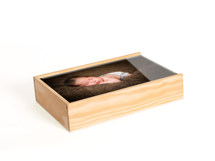 Caja de madera 1 con tapa 21×15×6,4cm